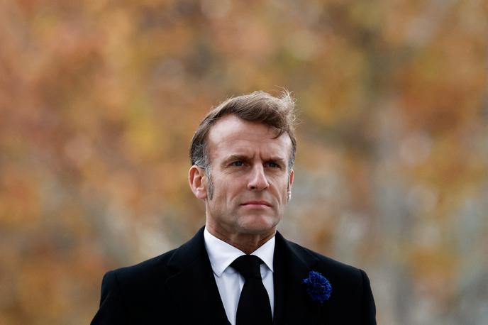 Emanuel Macron | "Skupaj smo se odločili za ustanovitev skupnega odbora za utrditev palestinske države," je po srečanju z Abasom sporočil francoski predsednik. | Foto Reuters