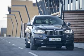 BMW X6 M 50d - fotogalerija testnega vozila