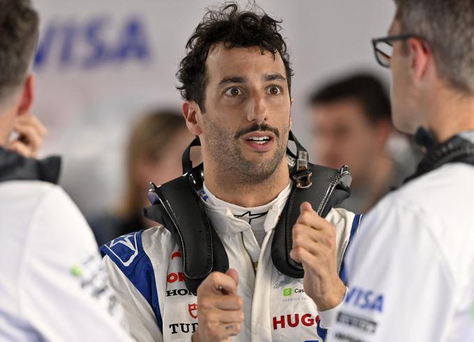 Tudi Daniel Ricciardo ni izbiral besed. | Foto: Reuters