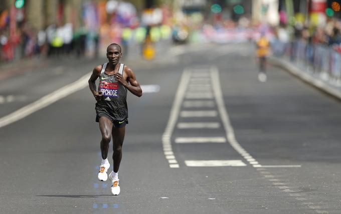 Na maratonski razdalji je bil le enkrat poražen, pa še takrat je Wilson Kipsang tekel svetovni rekord. | Foto: Reuters