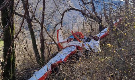 V strmoglavljenju letala pri Čepovanu umrl 61-letnik z Gorenjske