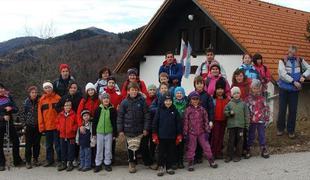 Učenci iz Prebolda na planinskih počitnicah