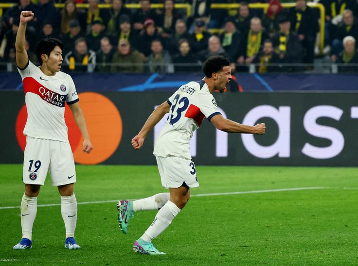 PSG si je po drami zagotovil napredovanje. | Foto: Reuters