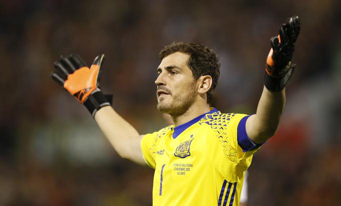 Nekdanji kapetan madridskega Reala Iker Casillas je za špansko izbrano vrsto zbral že 167 nastopov. | Foto: 