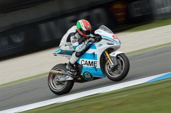 Največ "jajc" na mokri stezi je imel Danilo Petrucci