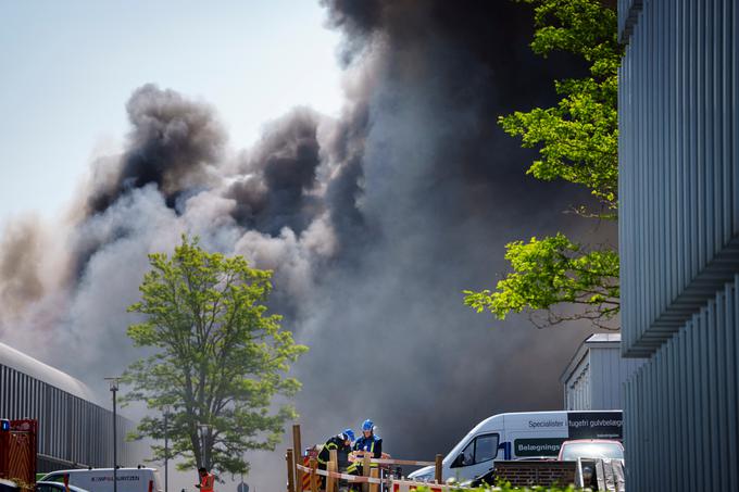 požar v proizvodnji Novo Nordiska | Foto: Reuters