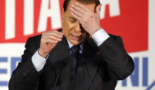 Silvio Berlusconi obsojen na tri leta zapora, a kazen ne bo izvršena