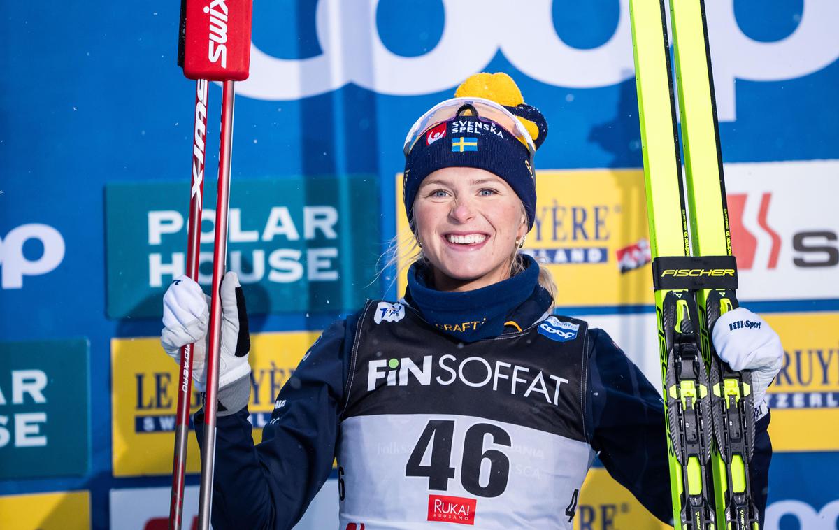 Frida Karlsson | Frida Karlsson je prepričljiva zmagovalka ženske tekme svetovnega pokala v smučarskem teku na 10 km v klasični tehniki. | Foto Guliverimage