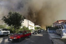 hrvaška, požar, Split, gasilci
