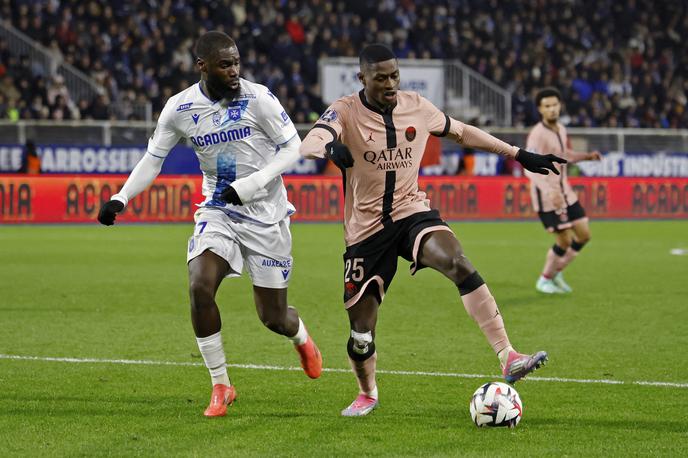 Auxerre : PSG | Auxerre in PSG sta se razšla brez golov. | Foto Reuters