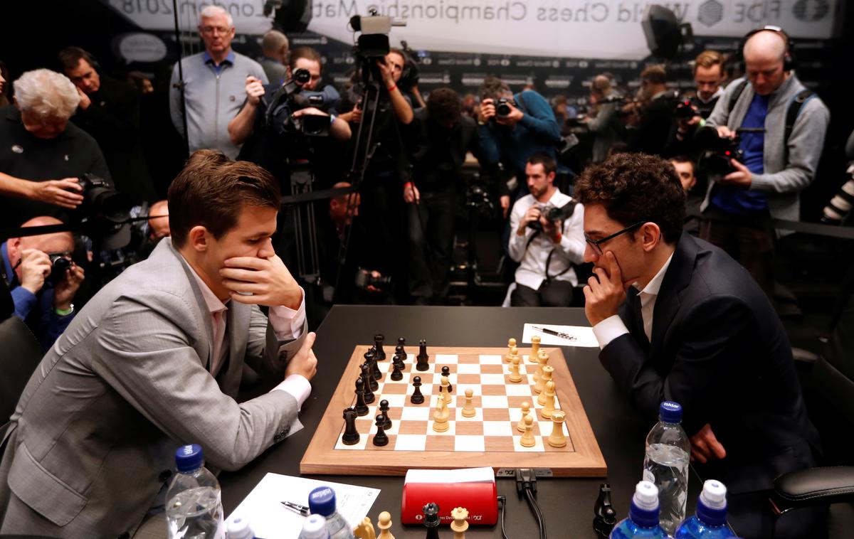Magnus Carlsen, Fabiano Caruana | Fabiano Caruana kot vse kaže ne bo izzival Magnusa Carlsena. | Foto Reuters