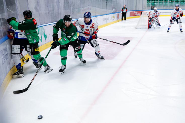 Liga ICE: HK Olimpija - Innsbruck, Hala Tivoli | Foto: Aleš Fevžer