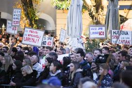 Protestni shod Novo mesto