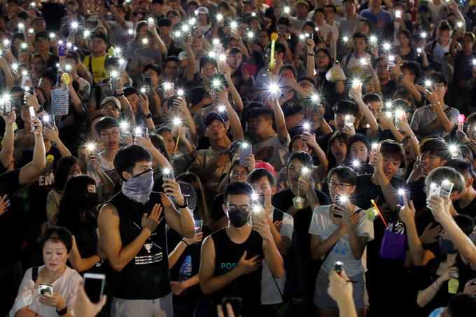 Hong Kong protesti Kitajska | Foto: Reuters