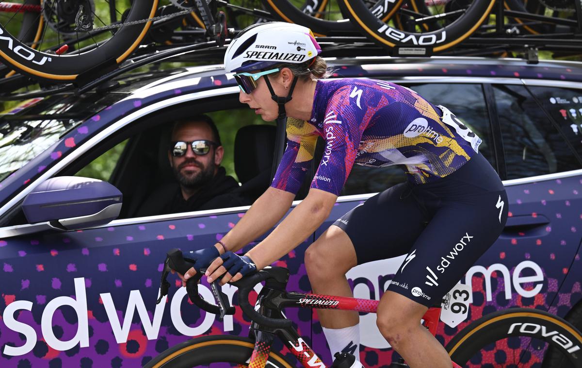 Femke Gerritse | Nizozemka Femke Gerritse je nova vodilna na kolesarski dirki La Vuelta Femenina. | Foto Guliverimage