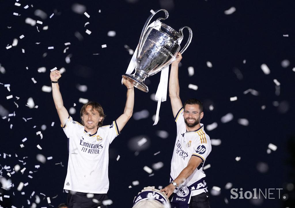 sprejem zmagovalci lige prvakov Real Madrid