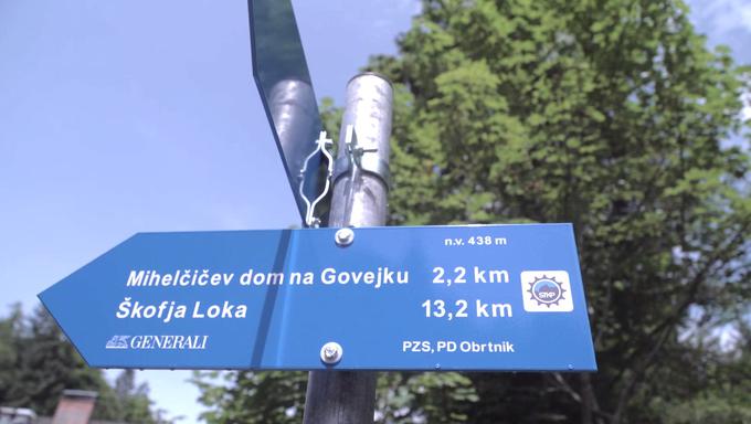 Na slovenski trunokolesarski poti nas usmerjajo usmerjevalne table, ki jo je Planinska zveza Slovenije postavila v sodelovanju z Zavarovalnico Generali. | Foto: 