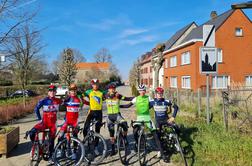 Mladi slovenski kolesarji zablesteli v Belgiji, Podlesnik na stopničkah