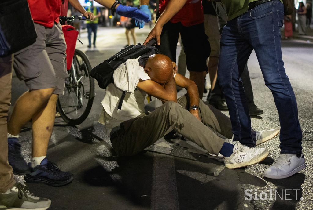 Protest v Beogradu