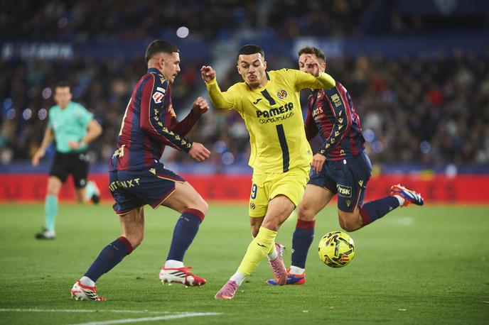 Villarreal Georges Mikautadze | Georges Mikautadze je dosegel edini gol na tekmi. | Foto Reuters