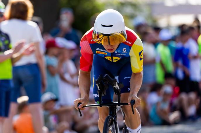 Louis Leidert | Louis Leidert je na uvodnem kronometru dirke Sauerlandrundfahrt naletel na kar dva avtomobila. | Foto Guliverimage