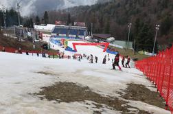 Veter in spomladanske temperature odnesle slalom na Sljemenu, Hrvati že v sredo pod plazom kritik