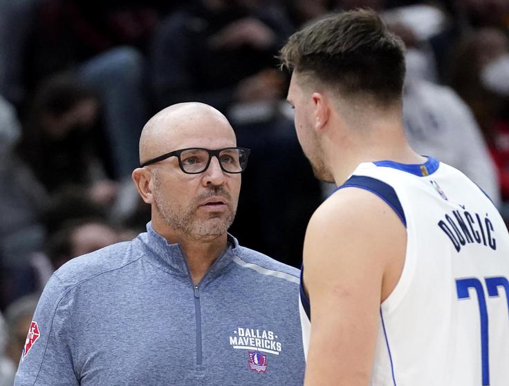 Jason Kidd je razkril, da je za menjavo Luke Dončića izvedel šele v "zadnji uri" pred javno objavo. | Foto: Guliverimage