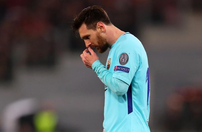 Lionel Messi je Rim povsem nepričakovano zapustil s sklonjeno glavo. | Foto: Getty Images