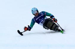 Slivnik za začetek paraolimpijskih iger 18. v superveleslalomu