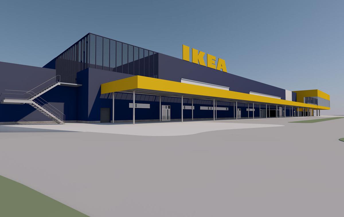 Ikea | Poleg trgovine bodo v centru tudi Ikejina restavracija in kavarna, otroško igrišče in prodajalna švedske hrane.  | Foto Elea iC