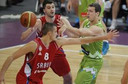 Slovenski košarkarji prvič poraženi v Beogradu