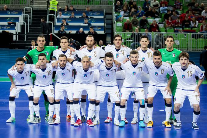 Italija spada med najmočnejše reprezentance na svetu v futsalu. | Foto: Urban Urbanc/Sportida