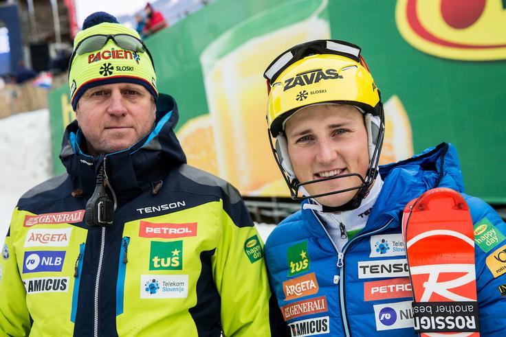 Klemen Bergant in Štefan Hadalin slalomsko areno večinoma zapuščata že po prvih vožnjah. | Foto: Sportida
