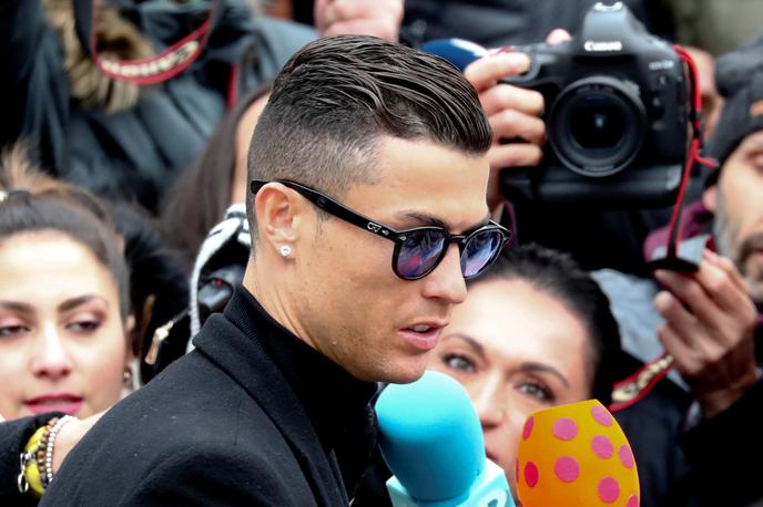 Cristiano Ronaldo Zaslišanje Madrid | Cristiano Ronaldo je bil v torek v Madridu. | Foto Reuters