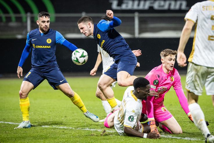 Dvoboj med Celjem in Jagiellonio je postregel s kar šestimi zadetki. | Foto: Jure Banfi