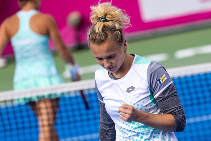 Katerina Siniakova si je z dvema sobotnima zmagama zagotovila nedeljski finale. | Foto: Matic Klanšek Velej/Sportida