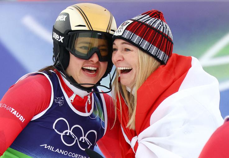 Olimpijski prvakinji Katharina Huber in Arianne Rädler | Foto: Reuters