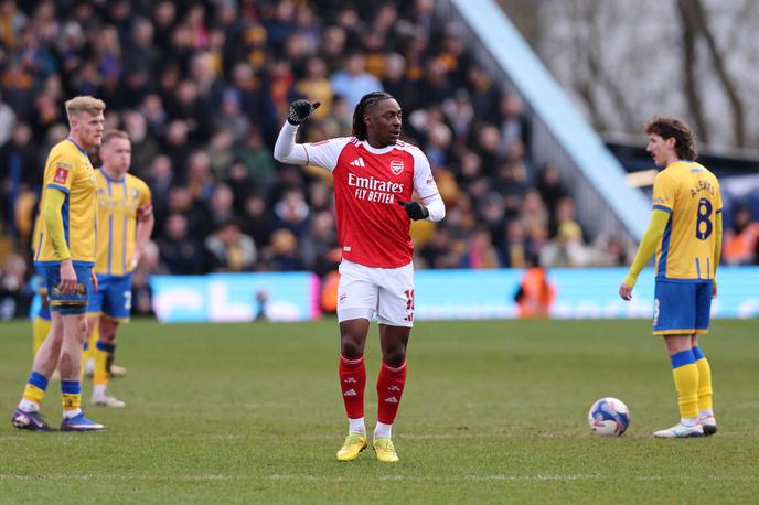 Mansfield Town : Arsenal, Eberechi Eze | Arsenal je zmagal z 2:1. | Foto Reuters