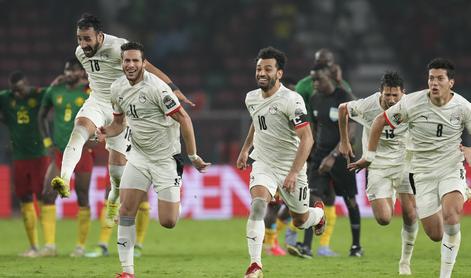 Egipčani v finale po enajstmetrovkah, za naslov s Senegalom