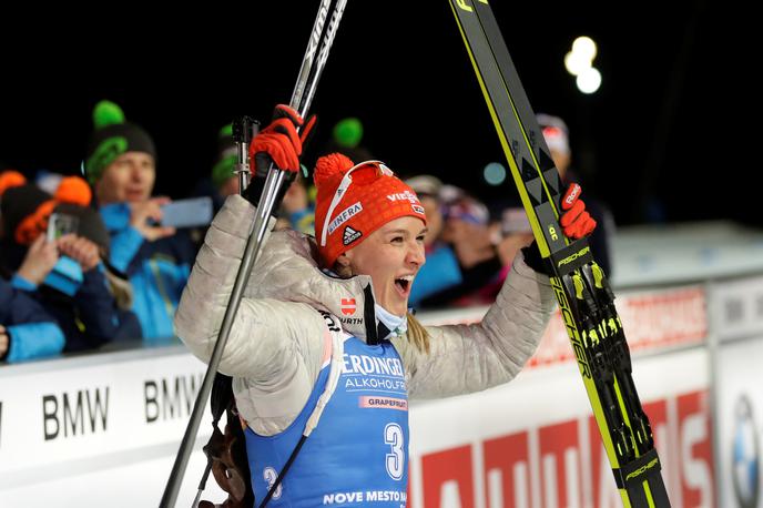 Denise Herrmann | Denise Herrmann je zmagovalka spinterske preizkušnje v sezoni svetovnega pokala.  | Foto Reuters