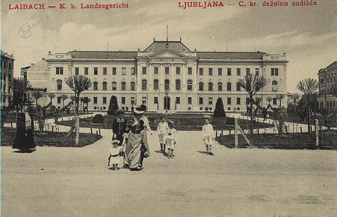 Miklošičev park leta 1913.
 | Foto: Thomas Hilmes/Wikimedia Commons