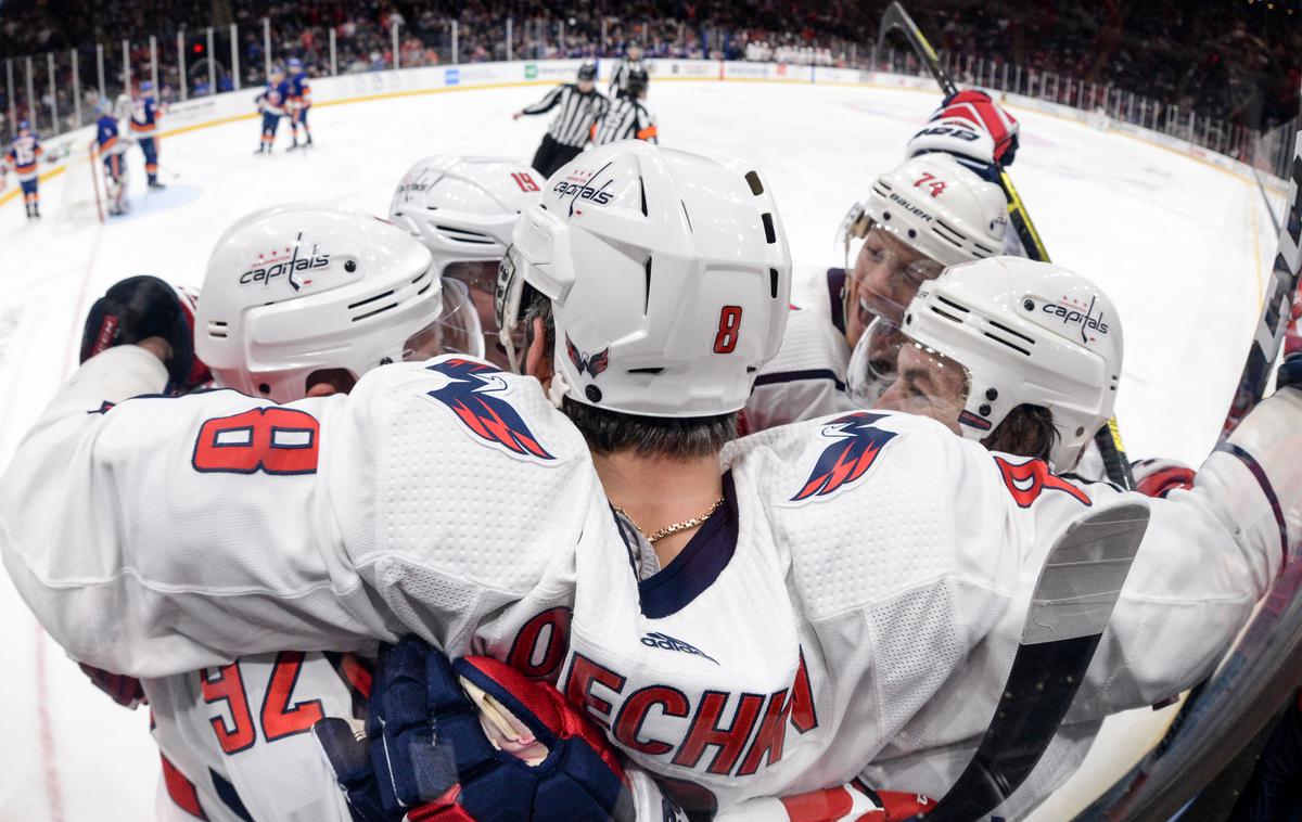 Washington Capitals | Washington Capitals so slavili v New Yorku, Aleksander Ovečkin se je vpisal v zgodovino. | Foto Reuters