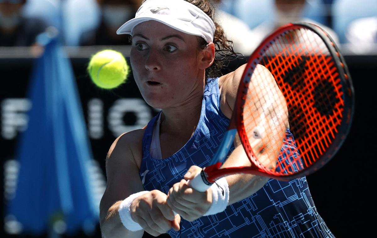 Tamara Zidanšek | Tamara Zidanšek je turnir v Madridu končala v drugem krogu. | Foto Reuters