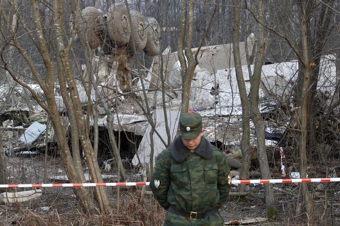 Nesreča v Smolensku | V nesreči poljskega letala pri Smolensku je umrlo 96 ljudi, med drugim tedanji poljski predsednik Lech Kaczynski. | Foto Reuters