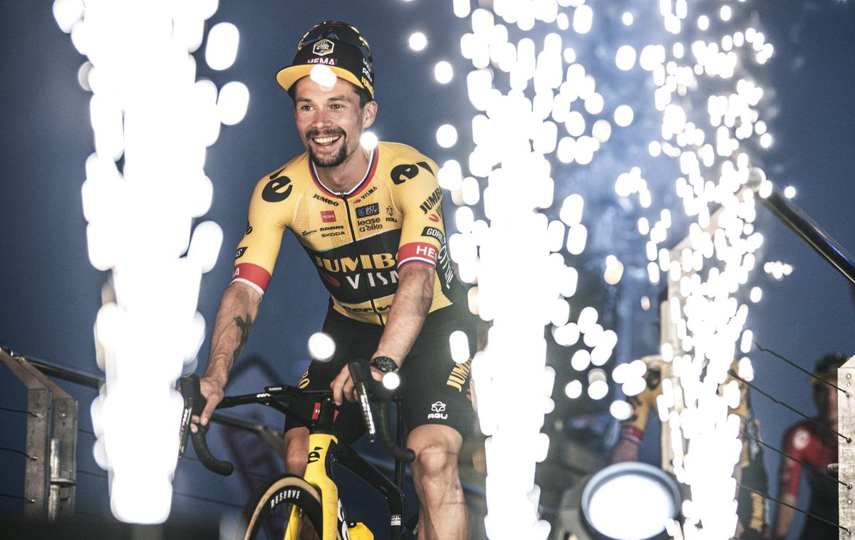 Primož Roglič Vuelta | Primož Roglič bo na 78. izvedbi Dirke po Španiji, sodeč po startni listi eni najbolj kakovostnih in zvezdniških do zdaj, lovil četrto skupno zmago. | Foto A.S.O./Charly Lopez