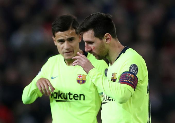 Messi ni zadel v polno na četrtfinalnih tekmah lige prvakov že 12 srečanj zapored. | Foto: Reuters
