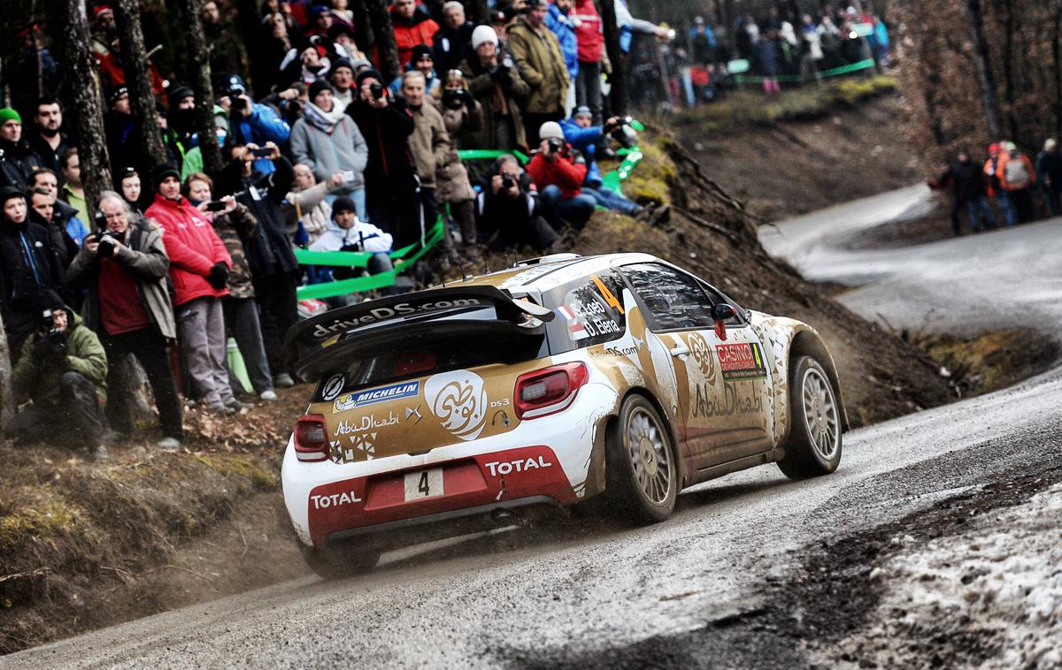 Sebastien Loeb reli Monte Carlo 2015 | Sebastien Loeb s svojim citroenom na reliju Monte Carlo leta 2015 | Foto Guliverimage