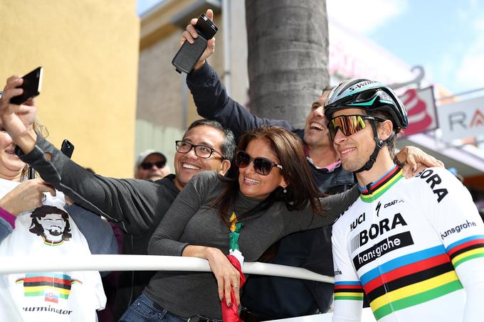 "Kolesarji so preprosti fantje, enako velja tudi za kolesarske zvezdnike in Peter Sagan iz ekipe Bora Hansgrohe pri tem ni nobena izjema," poudarja Perne. | Foto: Getty Images