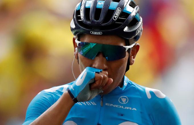 Nairo Quintana je imel v pripravljalnem obdobju veliko smole, potem ko ga je zbil avto. | Foto: Reuters