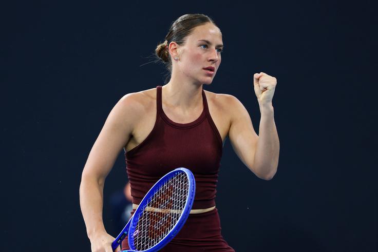 Marta Kostjuk se bo v finalu Rouena udarila z 19-letno rojakinjo. | Foto: Reuters